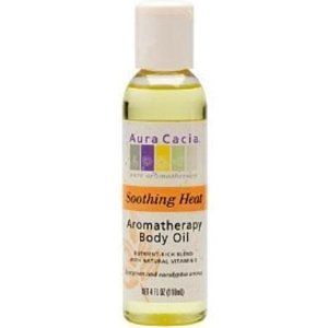 Aura Cacia Soothing Heat, Aromatherapy Body Oil 4